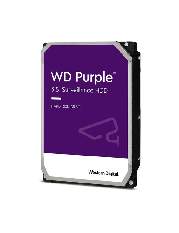 WESTERN DIGITAL Digital WD Purple Pro 18TB 3.5' Surveillance HDD 7200RPM 512MB SATA3 272MB/s 550TBW 24x7 64 Cameras AV NVR DVR 2.5mil MTBF s WD180PURZ, hi-res image number null