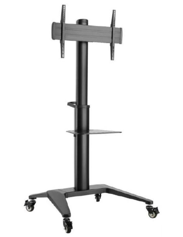 Atdec mobile TV Cart Black - AD-TVC-70A-B - Supports Up to 70" &amp 70kg - Adjustable height, hi-res image number null
