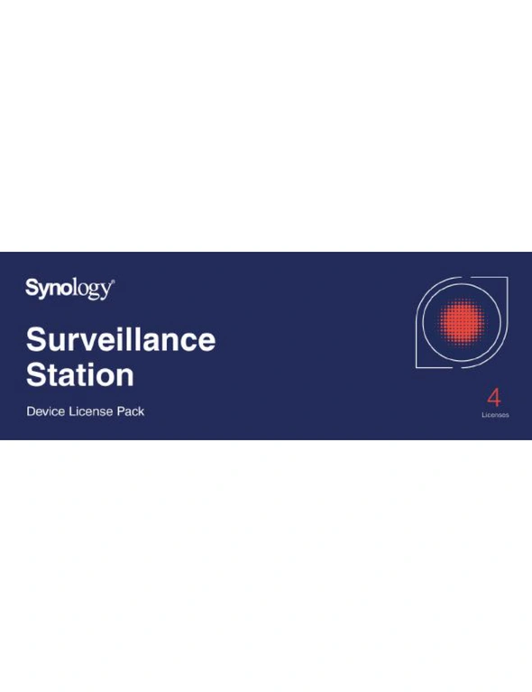 Synology 4-Camera License Key for Synology Surveillance Station
