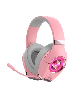 EDIFIER GX Hi-Res Gaming Headset with Hi-Res, Dual Noise Cancelling Microphone, Multi-Mode, 3.5mm AUX, USB 3.0, USB-C Connection - Pink
