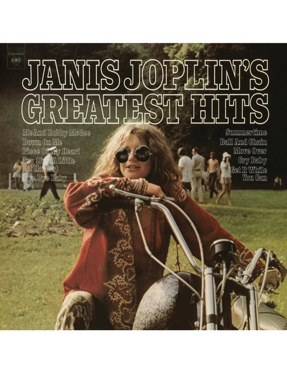 Crosley Record Storage Crate Janis Joplin Janis Joplin's Greatest Hits Vinyl Album Bundle, hi-res image number null