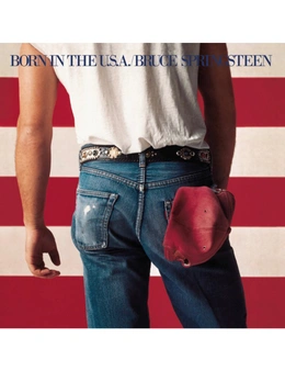 Crosley Record Storage Crate Buce Springsteen Born In The U.S.A Vinyl Album Bundle
