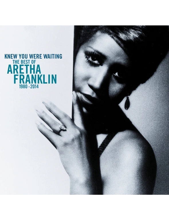 Crosley Record Storage Crate Aretha Franklin Knew You Were Waiting: the Best Of Aretha Franklin 1980-2014 Vinyl Album Bundle, hi-res image number null