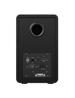 Crosley Voyager Bluetooth Portable Turntable - Dark Aegean + Bundled Majority D40 Bluetooth Speakers - Black