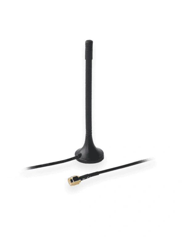 TELTONIKA WiFi Magnetic SMA Antenna - 2.4GHz 1.5m Cable Length - Formerly 003R-00230, hi-res image number null