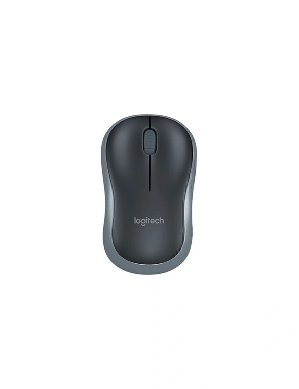 LOGITECH M185 Wireless Mouse Black Grey, hi-res image number null