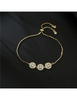 Anyco CZ White Zircon Bracelet Infinity Crown Moon Circle Geometric Pendant Simple Bracelet Friendship Jewelry Gift 6