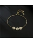 Anyco CZ White Zircon Bracelet Infinity Crown Moon Circle Geometric Pendant Simple Bracelet Friendship Jewelry Gift 6, hi-res