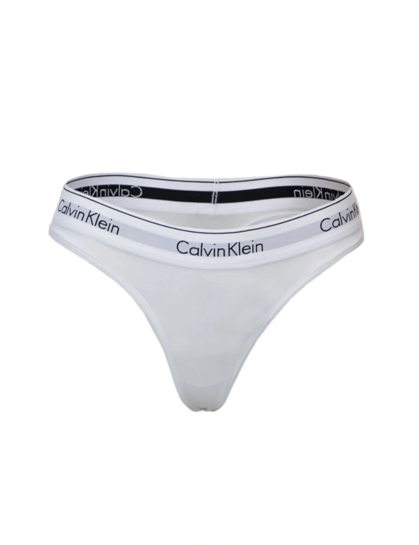 Women's White Calvin Klein Underpants