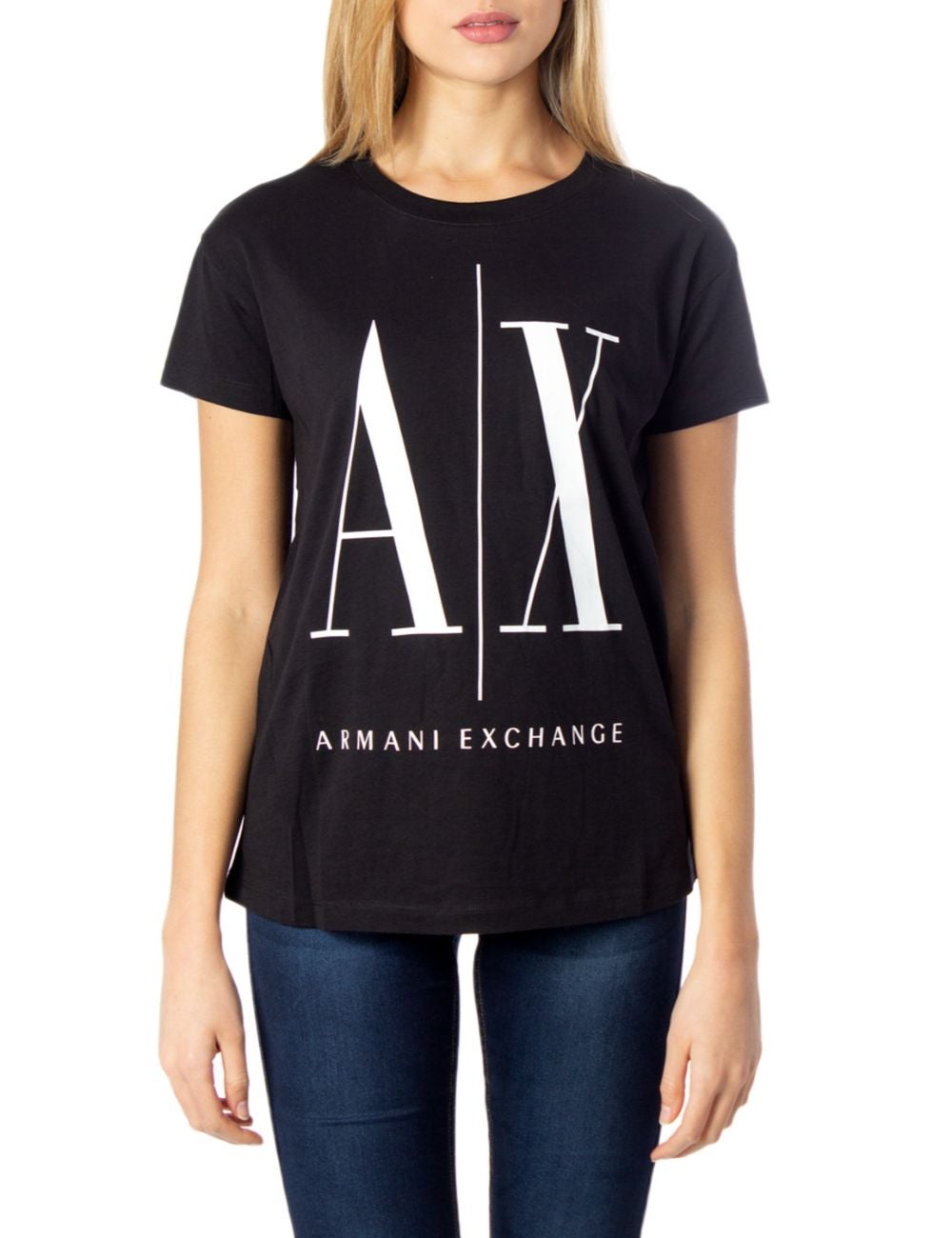 Armani Exchange Women s T Shirt In Black EziBuy NZ