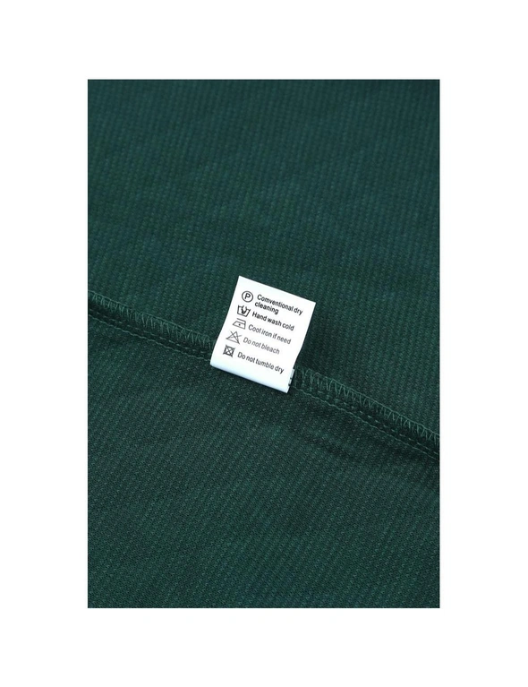 Azura Exchange Green Geometric Texture Plaid Trim Sweatshirt, hi-res image number null
