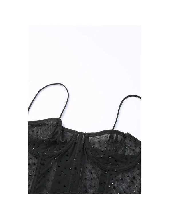 Azura Exchange Black Lace Bralette Crop Top