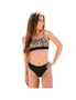 Azura Exchange Leopard Splicing Spaghetti Strap Bikini Swimwear, hi-res