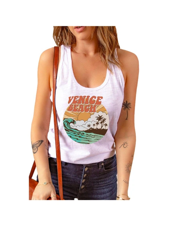 View On The Sea - Racerback Vest Top for Women