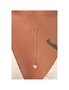 Azura Exchange Gold Heart Shape Hollow Lariat Necklace, hi-res