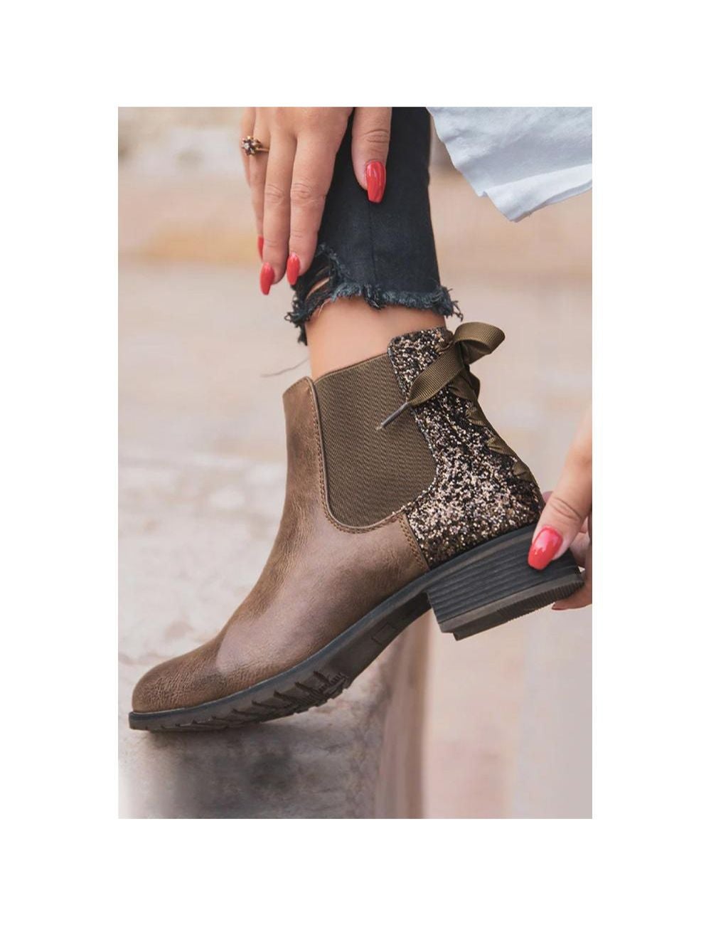 Azura wedge boot new arrivals