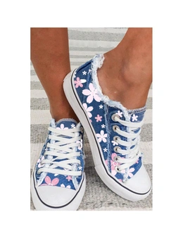 Azura Exchange Cherry Blossoms Canvas Shoes