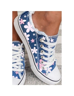Azura Exchange Cherry Blossoms Canvas Shoes
