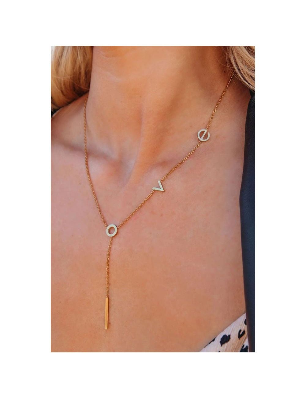 Love lariat deals necklace