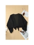 Azura Exchange Black Plus Size Balloon Sleeve Wrap Top, hi-res
