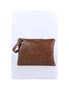 Azura Exchange Vintage Leather Oversized Clutch Bag, hi-res