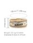 Azura Exchange BLESSED Rhinestone Leather Layered Bracelet, hi-res