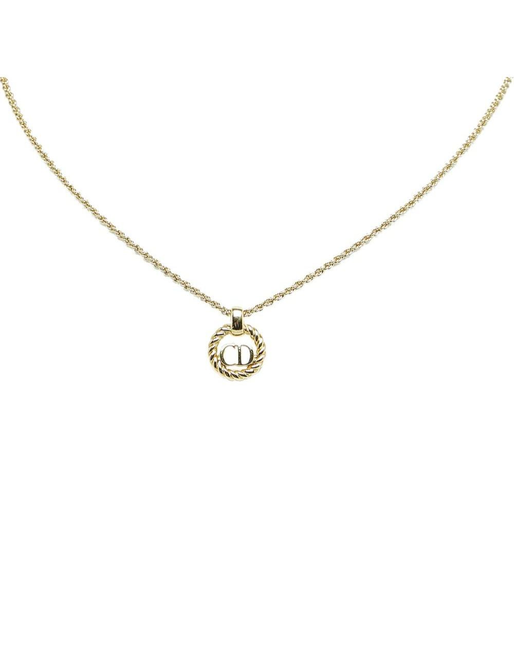 Cd necklace online gold