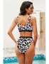 Athletic Leopard Tank High Waist Bikini, hi-res