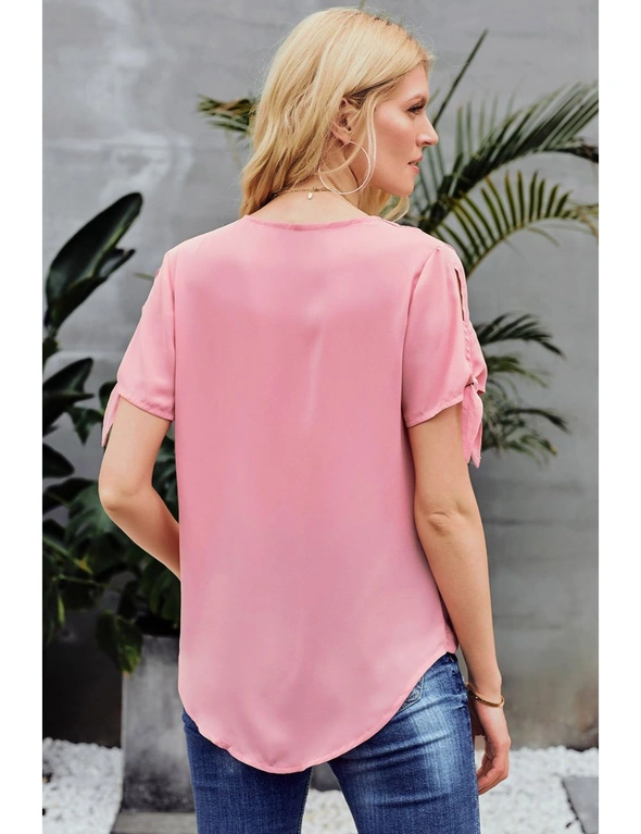 Pink Charismatic Drape Blouse, hi-res image number null