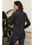 Charcoal Quarter Zip Pullover Sweatshirt, hi-res