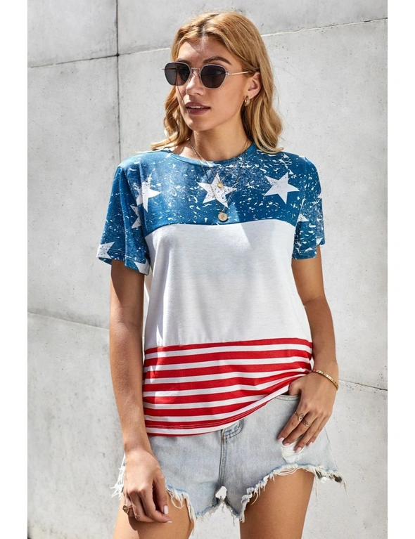 The US Stars and Stripes Inspired Top, hi-res image number null