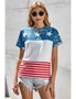 The US Stars and Stripes Inspired Top, hi-res