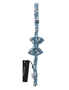 Dolce & Gabbana Light Blue Deck Of Cards Adjustable Neck Papillon Bow Tie, hi-res