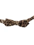 Dolce & Gabbana Brown Leopard Silk Adjustable Neck Papillon Men Bow Tie, hi-res