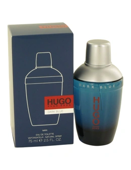 Dark Blue Eau De Toilette Spray By Hugo Boss 75 ml -75  ml