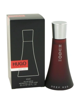 Hugo Deep Red Eau De Parfum Spray By Hugo Boss 50 ml -50  ml