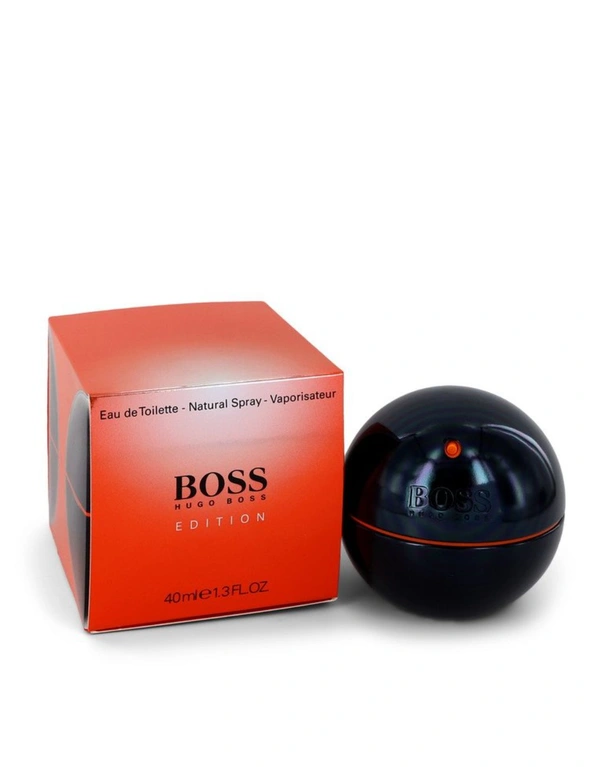 Boss In Motion Black Eau De Toilette Spray By Hugo Boss 38 ml, hi-res image number null