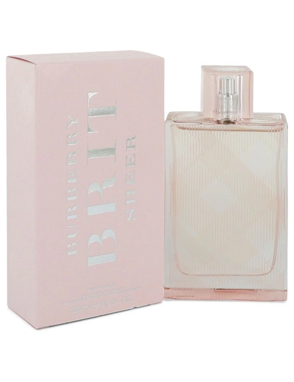 Burberry Brit Sheer Eau De Toilette Spray By Burberry 100 ml -100  ml, hi-res image number null