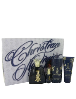 Christian Audigier Gift Set By Christian Audigier 3.4 oz Eau De Toilette Spray + .25 oz MIN EDT + 3 oz Body Wash + 2.75 Deodorant Stickml