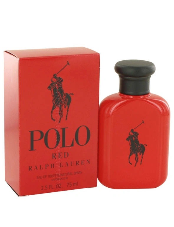 Polo Red Eau De Toilette Spray By Ralph Lauren 75 ml, hi-res image number null