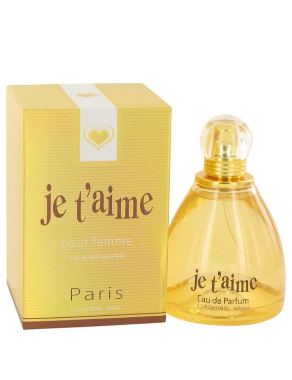 Je T'aime Eau De Parfum Spray By YZY Perfume 100 ml -100  ml, hi-res image number null