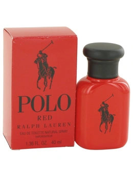 Polo Red Eau De Toilette Spray By Ralph Lauren 38 ml -38  ml