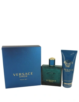 Versace Eros Gift Set By Versace 3.4 oz Eau De Toilette Spray + 3.4 oz Shower Gelml
