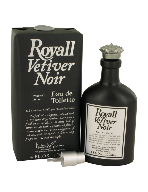 Royall Vetiver Noir Eau de Toilette Spray By Royall Fragrances 120 ml -120  ml, hi-res image number null