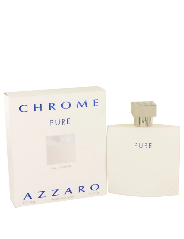 Chrome Pure Eau De Toilette Spray By Azzaro 100 ml -100  ml, hi-res image number null