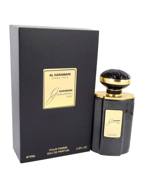Al Haramain Junoon Noir Eau De Parfum Spray By Al Haramain 75 ml -75  ml, hi-res image number null