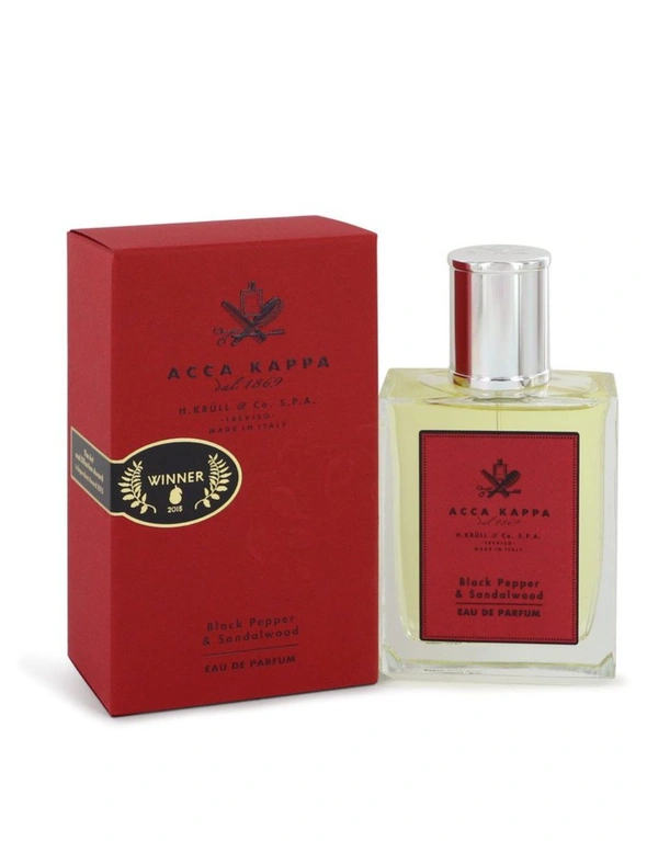 Black Pepper & Sandalwood Eau De Parfum Spray By Acca Kappa 100 ml -100 ...
