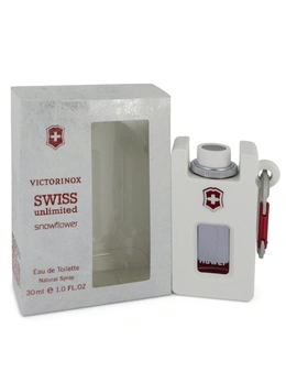 Swiss Unlimited Snowflower Eau De Toilette Spray By Victorinox 30 ml -30  ml