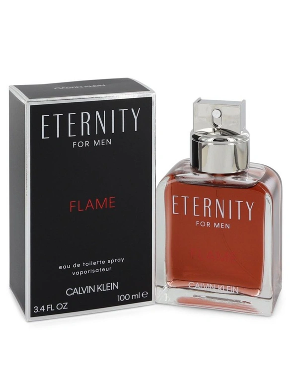 Eternity Flame Eau De Toilette Spray By Calvin Klein 100 ml -100  ml, hi-res image number null