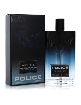 Police Deep Blue Eau De Toilette Spray By Police Colognes 100 ml -100  ml